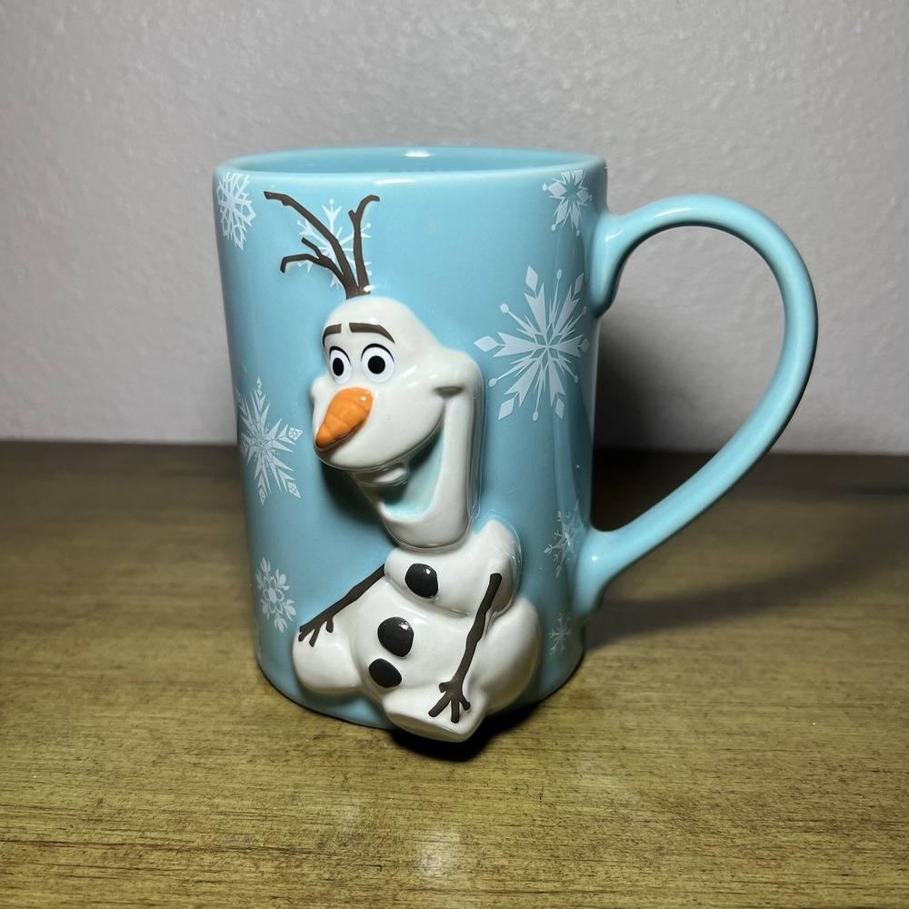Disney Frozen Ceramic 3D Mug Coffee Cup‎ Olaf The Snowman Disney Parks